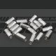 JAGWIRE END CAP OPEN-5MM-CHR-BRASS 10PCS. BOT115-3