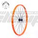 AM  WHEEL F 29 X18 ORANGE 059/25199 32H EYELETS AHBMT400BX CENTER LOCK DISC OLD 100MM QR BLACK SPOKES