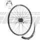 AM WHEEL F 26 X6 BLACK 32H EYELETS SHIMANO AHBM475BL QR DISC BLACK SPOKES