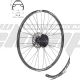 AM WHEEL R 26 X11 BLACK 32H EYELETS SHIMANO AFHTX5058BZB QR DICS CASS center lock BLACK SPOKES + ASM