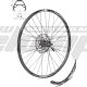 AM WHEEL F 27.5 X11 BLACK 32H SHIMANO AHBTX505B center lock BLACK SPOKES + Rotor ASMRT10M 180 MM