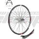 AM WHEEL R 26 X6 BLACK 36H EYELETS JYD142 SILVER QR DISC CASS BLACK SPOKES