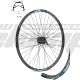 AM WHEEL F 26 X6 BLACK 36H EYELETS D761 BLACK SPOKES QR DISC blue decals