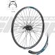 AM WHEEL R 26 X6 BLACK 36H EYELETS D762 QR DICS CASS BLACK SPOKES blue decals