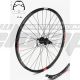 AM WHEEL R 27.5 X6 BLACK 32H EYELETS SHIMANO AFHM475BZLL QR DISC CASS BLACK SPOKES