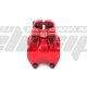 STEM ALLOY CROSSER DA-241 28.6mm/35mm Red E40mm