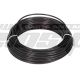 CABLE 2P TEFLON CROSSER 5 mm. BLK 500 m. / 1m.