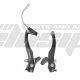 CROSSER ALLOY V-BRAKE TX115C  FRONT BLACK