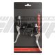 ALLOY BRAKE LEVER CROSSER BL46G L+R  BLK/SIL set
