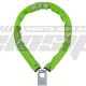 Chain type bicycle lock AXA CLINCH green