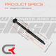 ALLOY SEAT POST CROSSER SP-2059 31.6 x 410mm