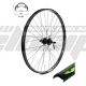 AM  WHEEL F 27.5 X18 BLACK 32H EYELETS SHIMANO AHBM475BL QR DISC BLACK SPOKES