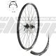 AM  WHEEL F 27.5 X6 BLACK 32H EYELETS SHIMANO AHBM475BL QR DISC BLACK SPOKES+Rotor SM-RT26M 180 MM