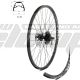 AM  WHEEL R 28 X6 BLACK 32H EYELETS SHIMANO AFHM475BZLL QR CASS DISC BLACK SPOKES+SM-RT26S+HG 2008232