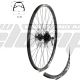 AM  WHEEL R 27.5 X6 BLACK 32H EYELETS SHIMANO AFHM475BZLL QR DISC CASS BLACK SPOKES+SM-RT26S+HG 2008232