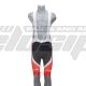 Team Cross jumpsuit short L red/black