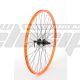 AM WHEEL R 29 X6 ORANGE 059/25199 32H EYELETS SHIMANO AFHM475BZLL QR DISC CASS BLACK SPOKES