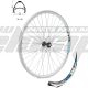 AM WHEEL F 26 X3 WHITE 36H JY753 NUT UCP SPOKES blue decals