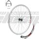 AM WHEEL F 26 X3 WHITE 36H JY753 NUT UCP SPOKES red decals