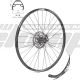 AM WHEEL F 28 X11 BLACK 32H SHIMANO AHBTX505B center lock BLACK SPOKES + Rotor ASMRT10M 180 MM