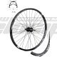 AM WHEEL R 28 X6 BLACK 36H EYELETS JYD242 QR DISC BLACK SPOKES