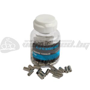 BRASS PINCHLESS FERRULES CROSSER CF-501BK 5mm 100pcs.