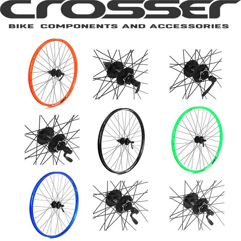 New models in new sets of front and rear CROSSER X18 rims